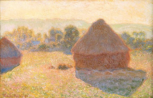Claude Monet Meules, milieu du jour France oil painting art